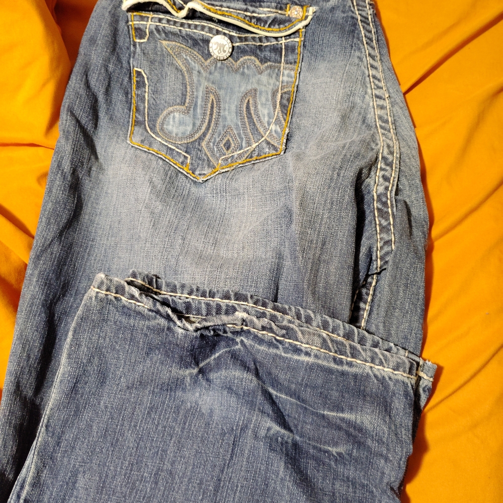 Men's Classic Blue Boot Cut Jeans
